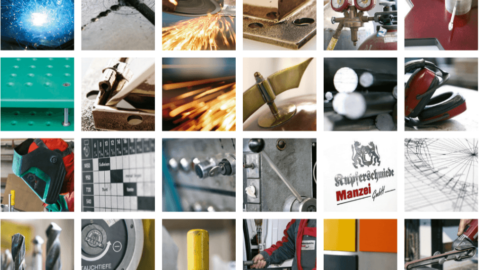 Metallarbeiten der Kupferschmiede Manzei — Sonderanfertigungen aus Edelstahl, Aluminium und Kupfer